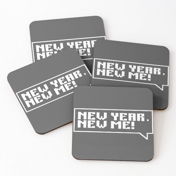 Item preview, New year, new me - white designed and sold by Univers Gifts.