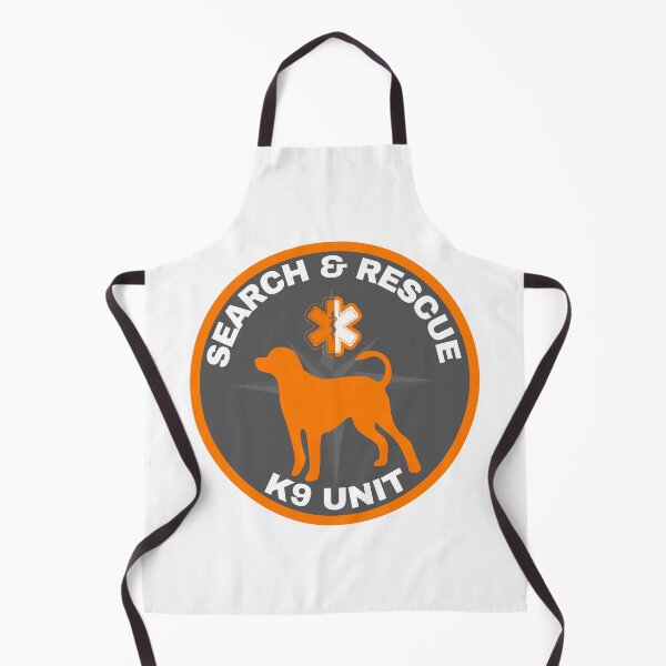 Item preview, Wilderness K9 UNIT Search and Rescue Medical badge with compass Safety Orange designed and sold by TheContactor.