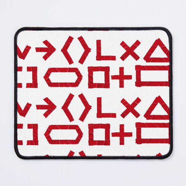 Item preview, Red Glued Tape Patches Signs and Symbols Set designed and sold by Rebekah Hartman.