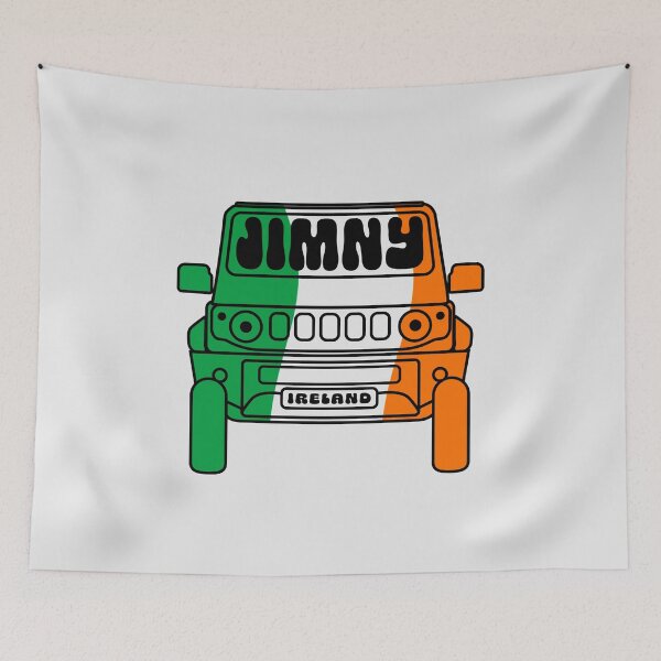 Item preview, Simple Suzuki Jimny Ireland | Retro Sticker designed and sold by stoicjimny.