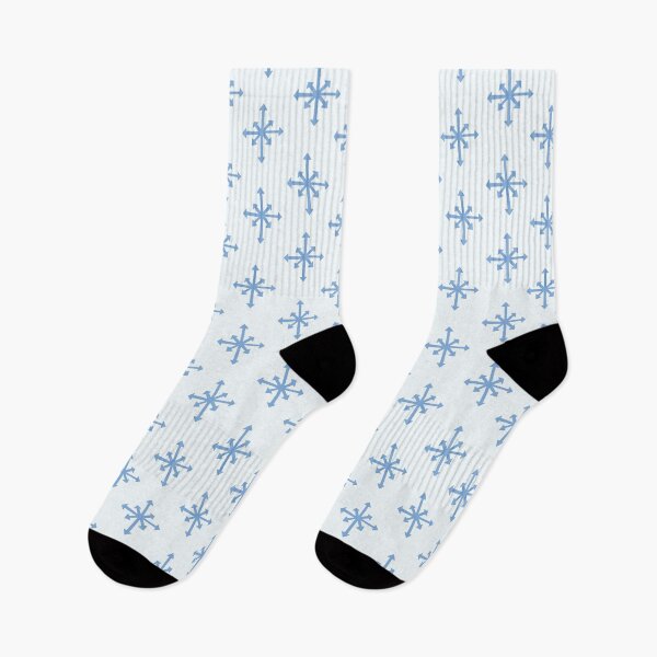 Item preview, Single six point snowflake pattern blues - Large  designed and sold by AngelDawnDesign.