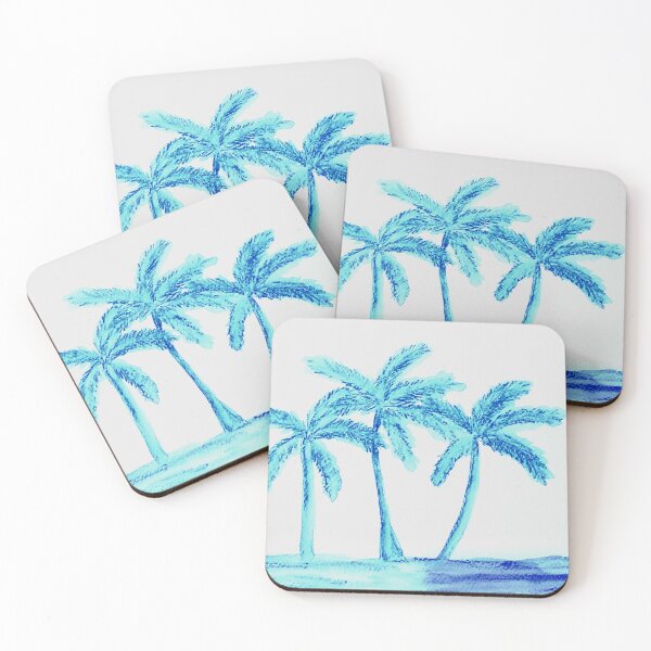Item preview, Watercolor painting of three palms designed and sold by Jmb67.