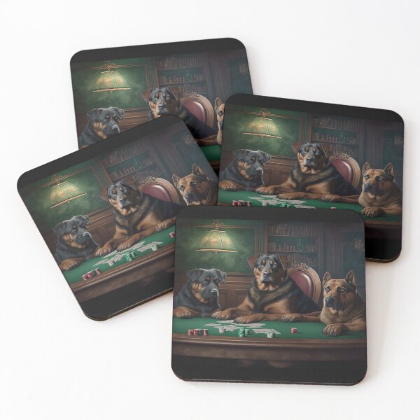 Item preview, Three dogs are playing poker designed and sold by Jumboprint.