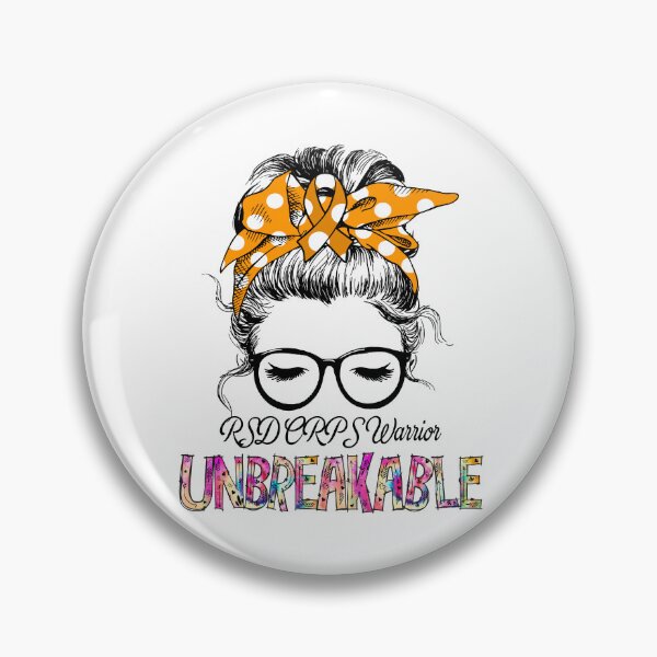 Item preview, RSD CRPS Warrior - UNBREAKABLE - RSD CRPS Ribbon designed and sold by Tifrop.