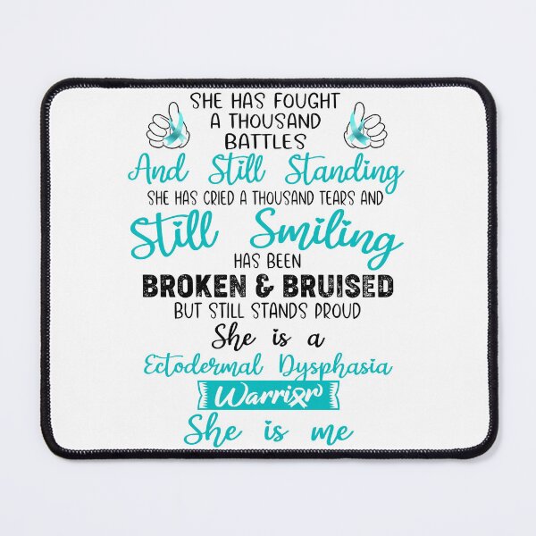 Item preview, Ectodermal Dysphasia Warrior SHE IS ME - Support Ectodermal Dysphasia Fighter Gifts designed and sold by Berriosly.