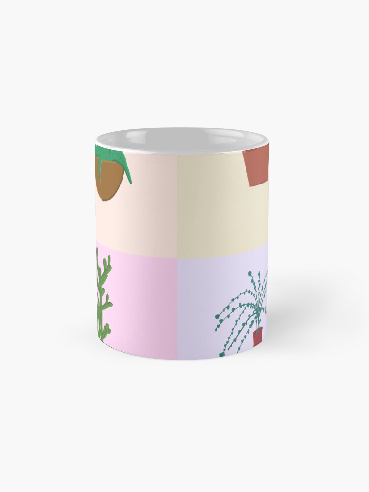 Thumbnail 4 of 6, Coffee Mug, 4 happy plants designed and sold by Micyak.