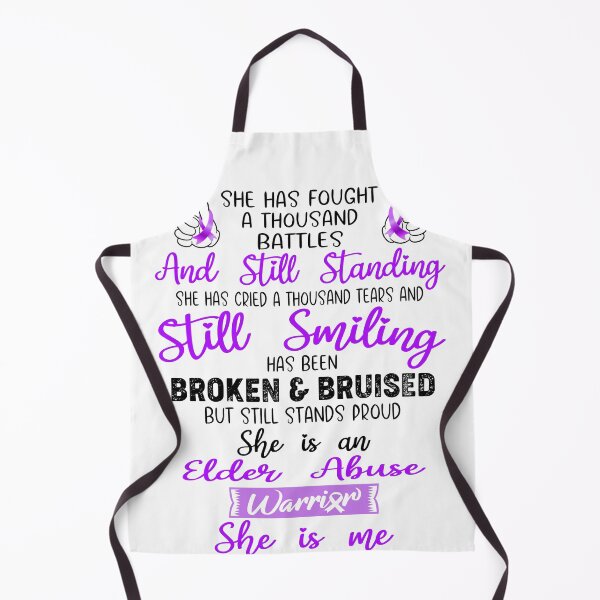 Item preview, Elder Abuse Warrior SHE IS ME - Support Elder Abuse Fighter Gifts designed and sold by Berriosly.