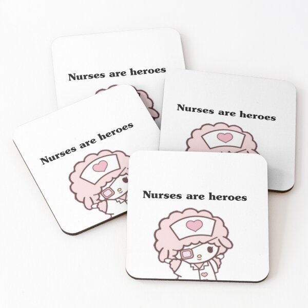 Item preview, Nurses are Heroes Kawaii Design designed and sold by 7designsbynature.