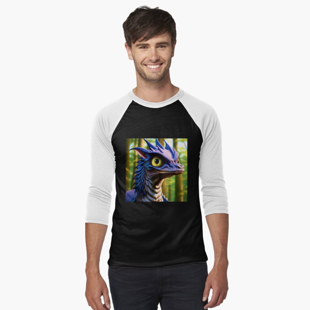 Item preview, Baseball ¾ Sleeve T-Shirt designed and sold by dragynrain.