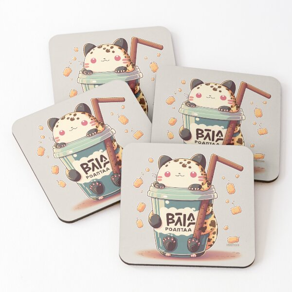 Item preview, Cute Anime character with boba tea designed and sold by GoBeyondChannel.