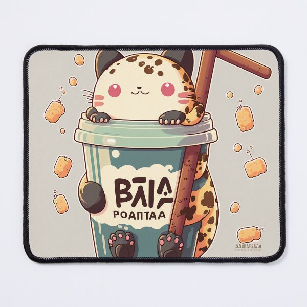 Item preview, Cute Anime character with boba tea designed and sold by GoBeyondChannel.