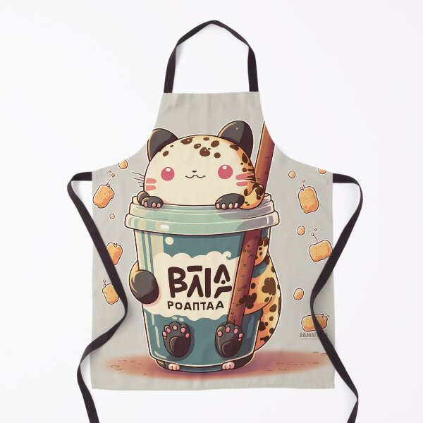 Item preview, Cute Anime character with boba tea designed and sold by GoBeyondChannel.