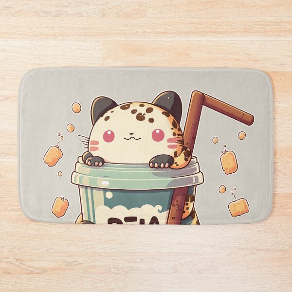 Item preview, Cute Anime character with boba tea designed and sold by GoBeyondChannel.