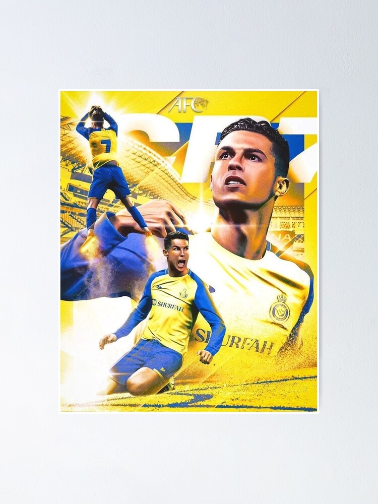 Cristiano Ronaldo Al Nassr Football Club رونالدو نادي النصر السعودي Poster For Sale By Sid B 7699