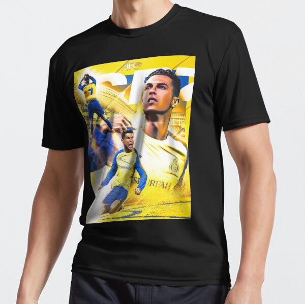 Cristiano Ronaldo Al-Nassr Football Club رونالدو نادي النصر السعودي Kids T- Shirt for Sale by Sid-B