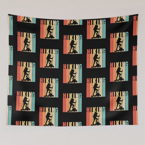 Item preview, Retro Hiking, Vintage Hiking designed and sold by LaughingHorseCo.