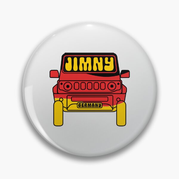Item preview, Simple Suzuki Jimny Germany | Retro Sticker designed and sold by stoicjimny.