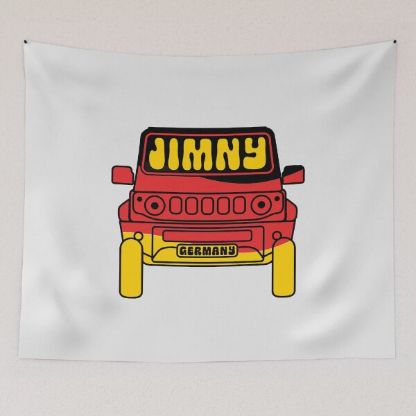Item preview, Simple Suzuki Jimny Germany | Retro Sticker designed and sold by stoicjimny.