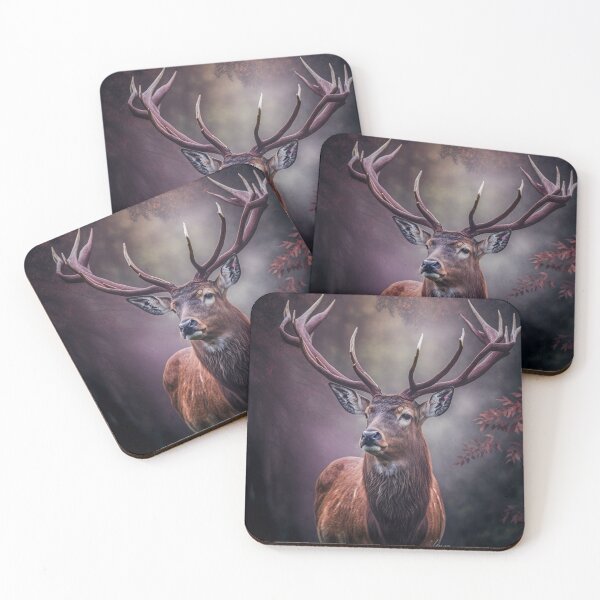 Item preview, Stag Keeping a Watchful Eye designed and sold by UbeeU-Pixels.
