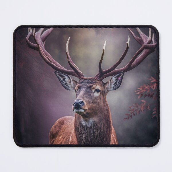 Item preview, Stag Keeping a Watchful Eye designed and sold by UbeeU-Pixels.