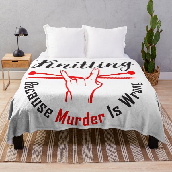 Item preview, Best knitting mom ever | Knitting because murder is wrong designed and sold by Christophe Henin.