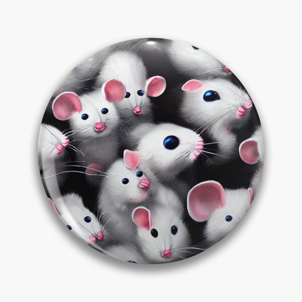 Item preview, White mouse patterns designed and sold by Astralia.