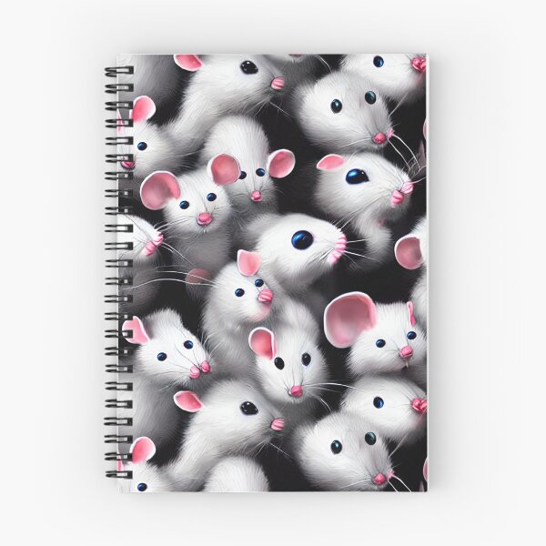 Item preview, White mouse patterns designed and sold by Astralia.