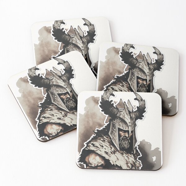 Item preview, Viking Warrior with horns designed and sold by TheDigitalAnvil.