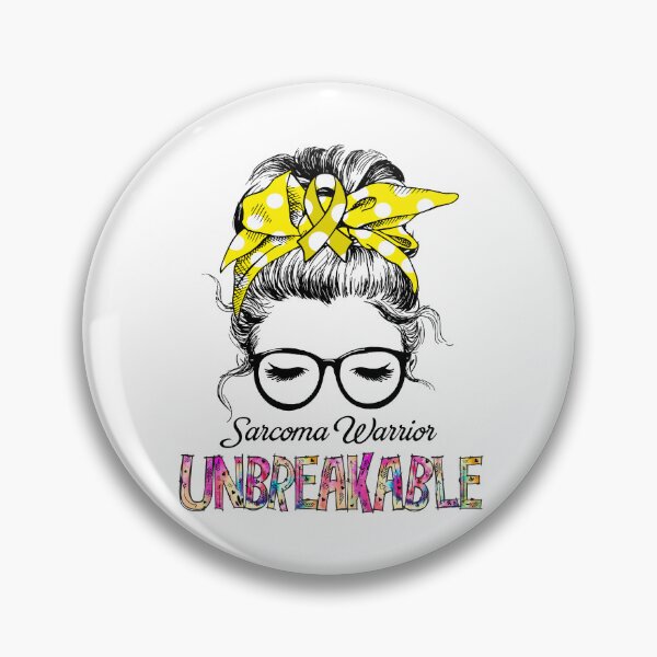 Item preview, Sarcoma Warrior - UNBREAKABLE - Sarcoma Ribbon designed and sold by Tifrop.