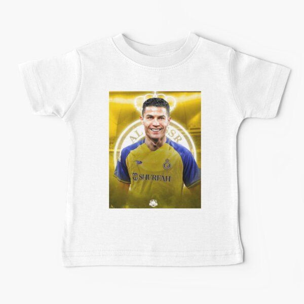 Cristiano Ronaldo Al-Nassr Football Club رونالدو نادي النصر السعودي Kids T- Shirt for Sale by Sid-B