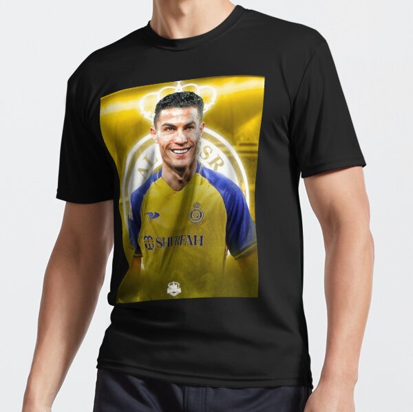 Cristiano Ronaldo Al-Nassr Football Club رونالدو نادي النصر السعودي Kids T- Shirt for Sale by Sid-B