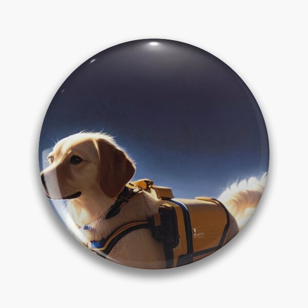 Item preview, Fetching the Cosmos: A Space Dog Art designed and sold by Santisan.