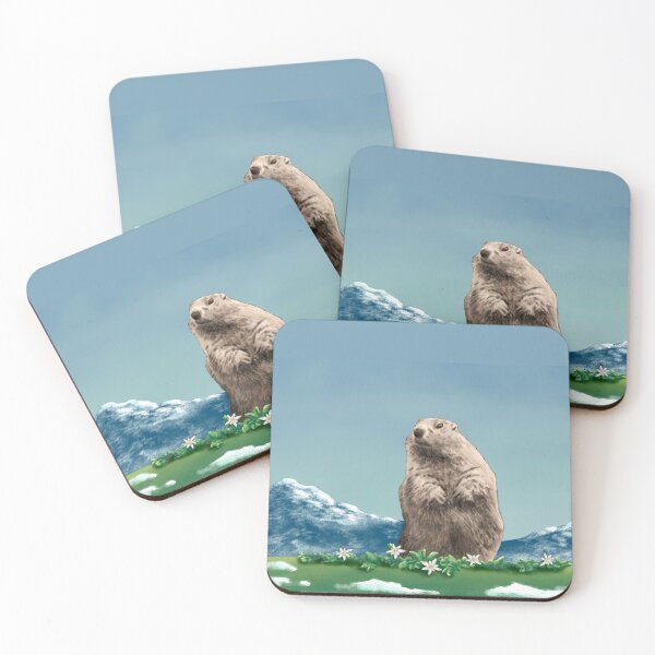 Item preview, Marmot in the Alps designed and sold by Acoustic9cetra.