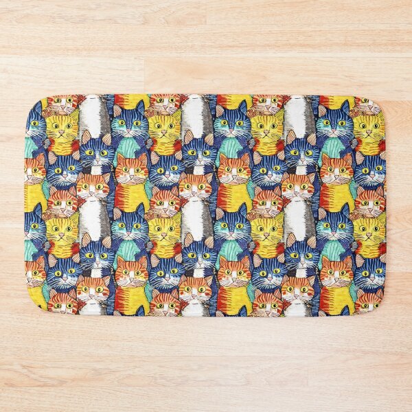 Item preview, Cat clowder multicoloured  designed and sold by KoroCincoCats.