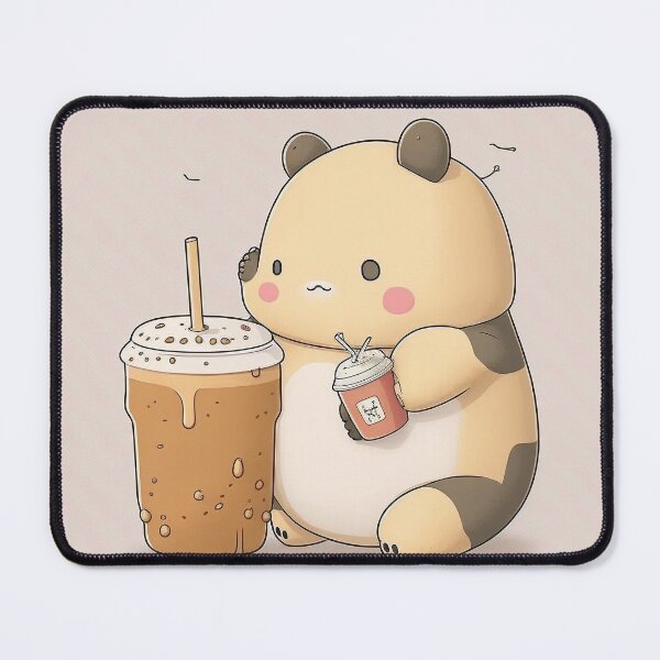 Item preview, Cute Anime character with boba tea designed and sold by GoBeyondChannel.