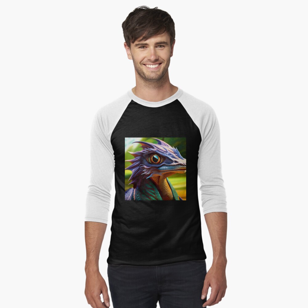Item preview, Baseball ¾ Sleeve T-Shirt designed and sold by dragynrain.