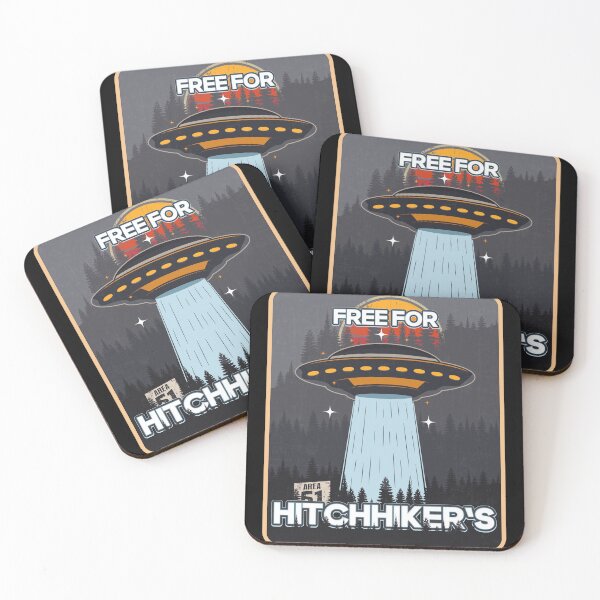 Item preview, UFO FREE FOR HITCHHIKERS designed and sold by HomeCoquette.