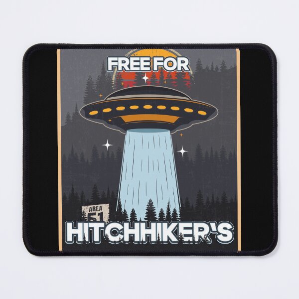 Item preview, UFO FREE FOR HITCHHIKERS designed and sold by HomeCoquette.