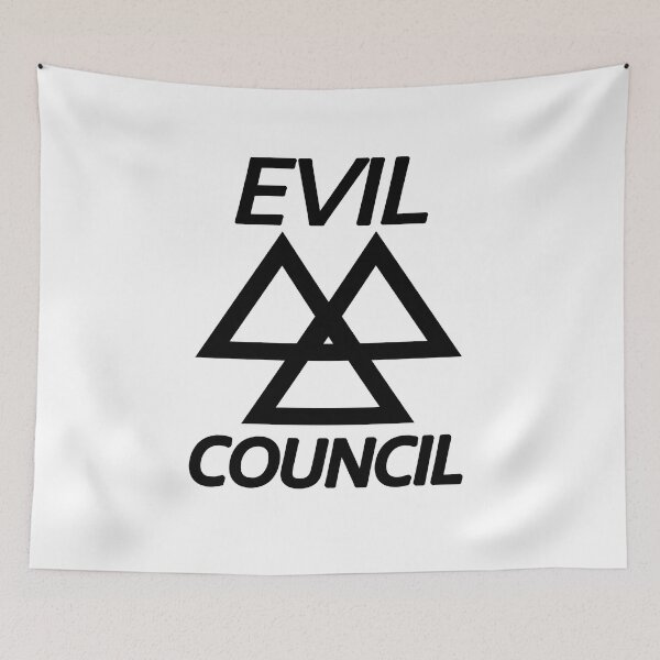 Item preview, Kung Pow Enter the Fist - Evil Council (black) designed and sold by red-leaf.