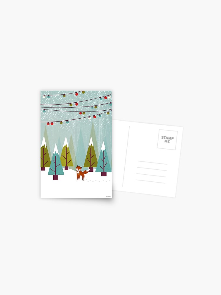 Thumbnail 1 of 2, Postcard, Winter designed and sold by Kakel.