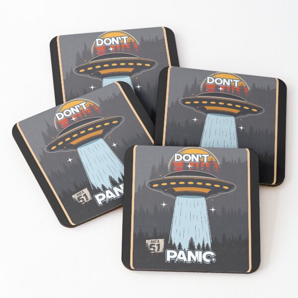 Item preview, UFO DONT PANIC designed and sold by HomeCoquette.