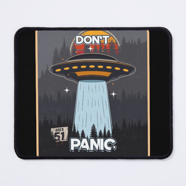 Item preview, UFO DONT PANIC designed and sold by HomeCoquette.