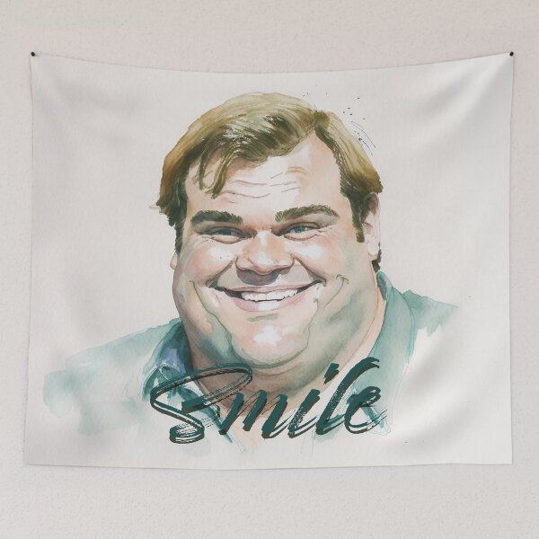 Item preview, Chris Farley Watercolor designed and sold by CosmicBee.