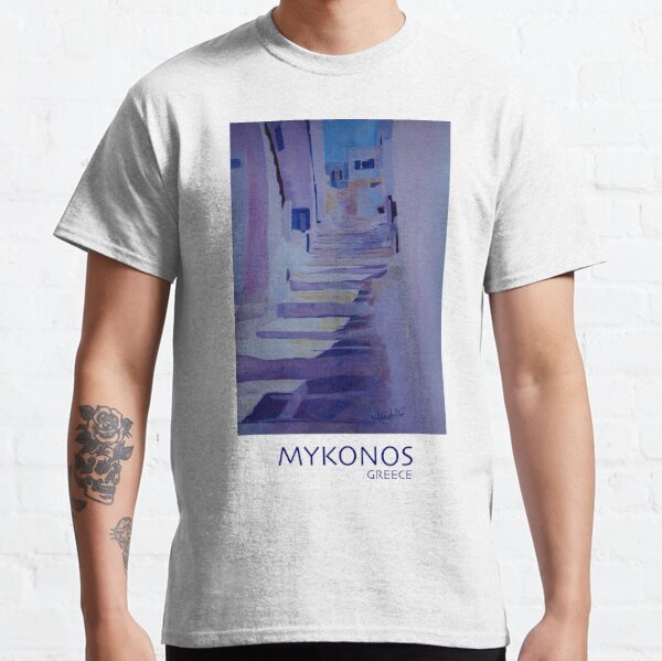 Mykonos Greece Vintage Souvenir Shirt - TeeUni