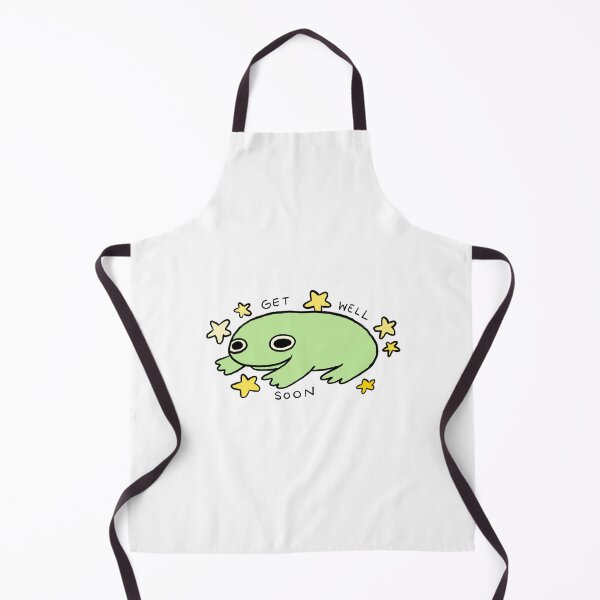 Item preview, Get Well Soon | Green Frog with Stars designed and sold by iristocat.
