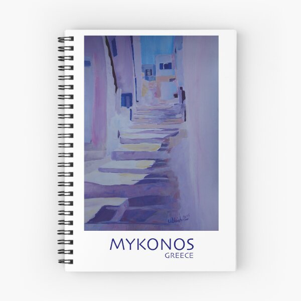 Item preview, Mykonos Retro Poster designed and sold by artshop77.