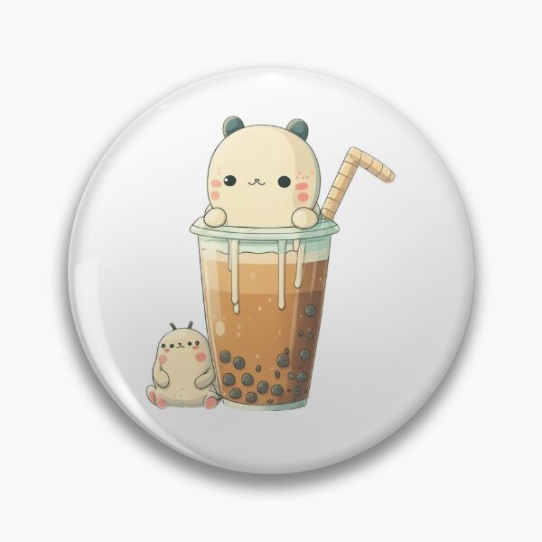Item preview, Cute Anime character with boba tea designed and sold by GoBeyondChannel.