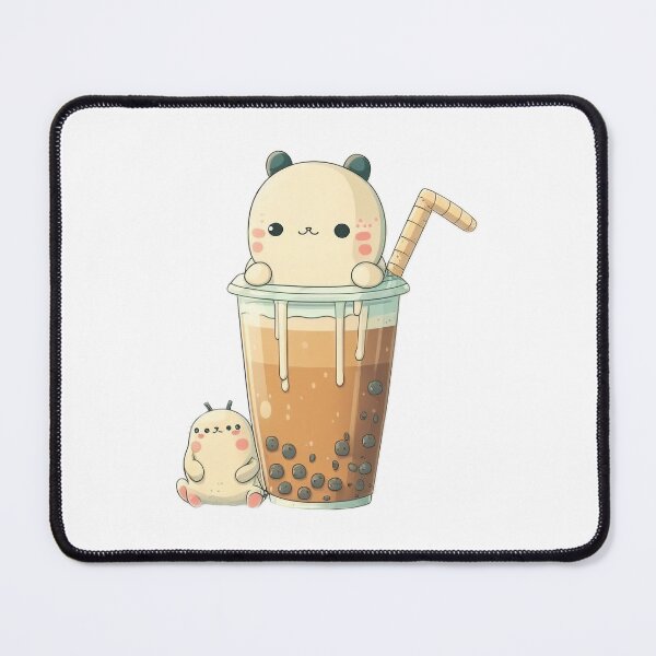 Item preview, Cute Anime character with boba tea designed and sold by GoBeyondChannel.