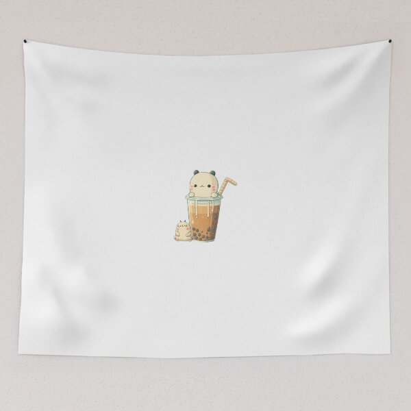 Item preview, Cute Anime character with boba tea designed and sold by GoBeyondChannel.
