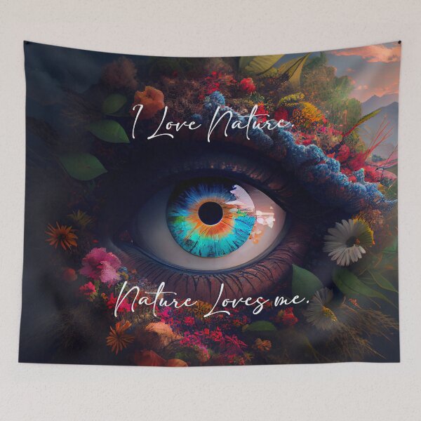Item preview, "live by the sun love by the moon - I love nature, Nature loves me. designed and sold by The-Dark-Art.